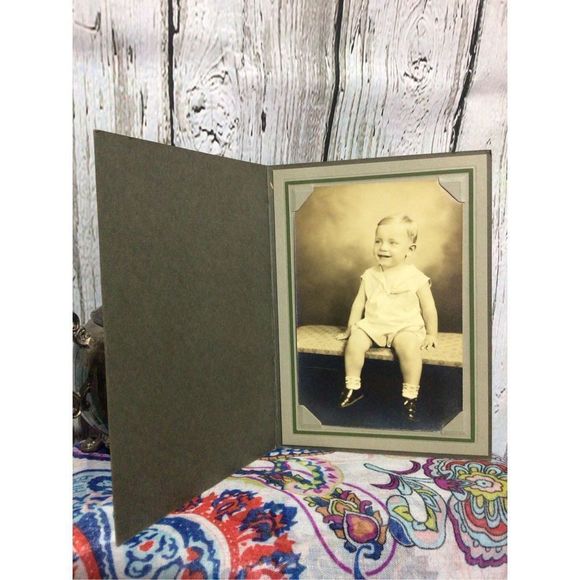 Antique Baby Photo Warren Laue Little Baby Boy Photo - Picture 8 of 9